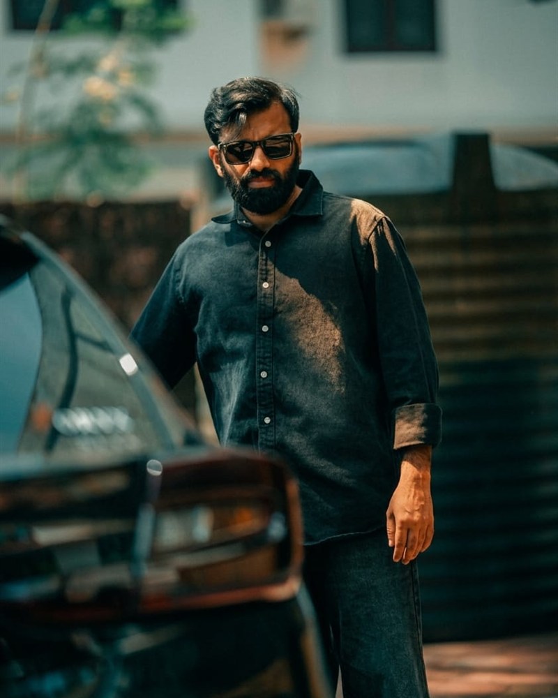 Fairooz Raheem in Kerala, photographed at dusk